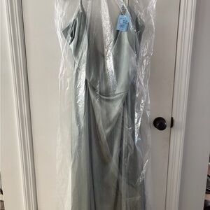 Elegant Sage Green Gown